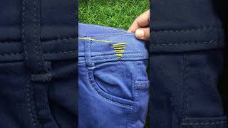 Jeans waistband Sewing ideas [upl. by Rorke]