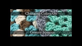 Tutorial Changing Colors on Granny Squares [upl. by Ary]