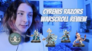 Cyrenis Razors Warscroll review for the new Underworlds Edition [upl. by Etty]