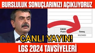 BURSLULUK ve LGS 2024 CANLI YAYINI [upl. by Cohla]