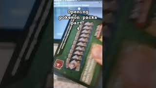 Opening pokemon packs part 4 [upl. by Waters]