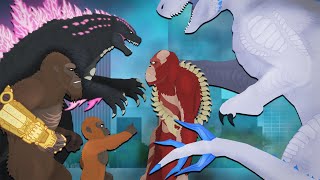 Godzilla x Kong The REAL ending  New Empire animation  DinoMania [upl. by Anehsuc86]