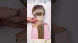 Sleek bun hairstyle tutorial  easy way to create beautiful and shiny sleek bun [upl. by Papotto573]