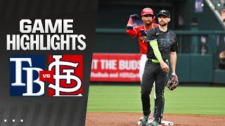 Rays vs Cardinals Game Highlights 8724  MLB Highlights [upl. by Darrick]