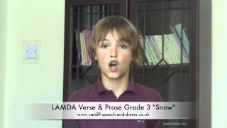 LAMDA Exams quotThe Speaking of Verse and Prosequot Grade 3 [upl. by Haneehs]