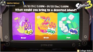 Splatoon 3 Splatfest Announcement  Gear vs Grub vs Fun [upl. by Zorana348]