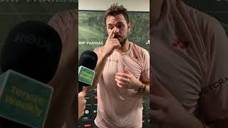 Stan Wawrinka press conference after defeating Andrey Rublev at the BNP Paribas Nordic Open 181024 [upl. by Heywood]