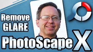 How to Remove Glare From Your Photos PhotoScape X Tutorial [upl. by Adyl]