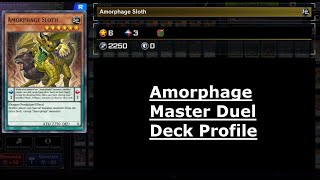 Amorphage Yugioh Master Duel Deck Profile November 2022 [upl. by Youngman946]