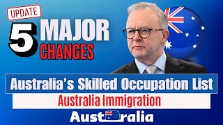 Top 5 Major Changes to Australia’s Skilled Occupation List 2025  Australia Immigration [upl. by Anole182]