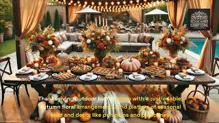 Luxury Designs Warm Welcomes Stunning Thanksgiving Inspirations Thanksgiving decorations [upl. by Waverly500]