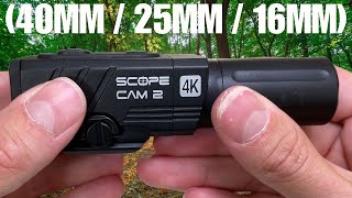 RunCam ScopeCam 2 4K Airsoft Camera 40mm25mm16mm [upl. by Esilegna]