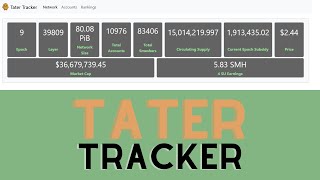 Spacemesh  Tater Tracker [upl. by Tootsie126]