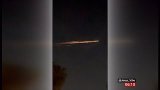 Space meteor shower over California USA amp NASA asked for Moon calendar and beyond SpaceEarth [upl. by Noval]