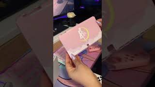 Sailor Moon switch cover You know I had to get it🌙  unboxing [upl. by Atillertse267]