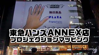 導入事例：東急ハンズANNEX店プロジェクションマッピング株式会社シーマ [upl. by Acemat]