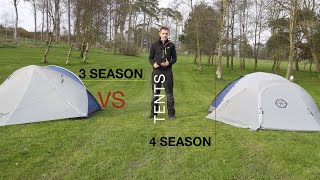 TENTS  3 Season Vs 4 Season  Which One Should You Buy [upl. by Anigue]