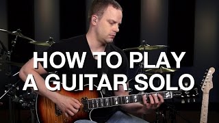 How To Play A Guitar Solo  Lead Guitar Lesson 9 [upl. by Madonia]