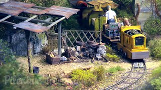 One of the most beautiful model train layouts of field railways  135 diorama of trench railways [upl. by Suckram]