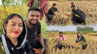 आसान नहीं है खेतों का काम  divyanshu family vlog vlog [upl. by Merete]