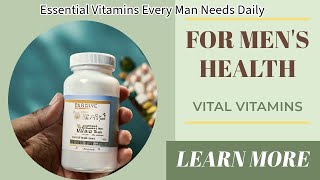 Essential Vitamins Every Man Needs Daily [upl. by Lyda]