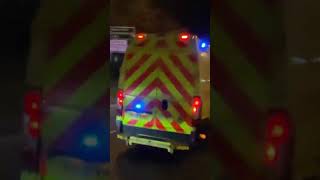 Ambulance with Siren 🚨 in Liverpool City Centre subscribe shorts emergency [upl. by Oinesra]