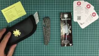 Нож Spyderco Nirvana C199TI [upl. by Newcomer]