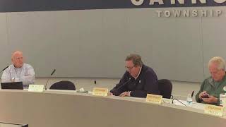 Cannon Township Meeting 10142024 [upl. by Cates]