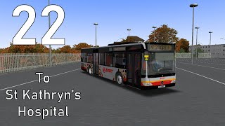 OMSI 2  MercedesBenz O530 Citaro  Bowdenham Svc 22 to St Kathryns Hospital [upl. by Mechling]