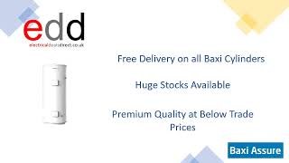 Efficient Hot Water Solutions Baxi Assure 300DD Direct Unvented Cylinder 7737175 [upl. by Sparks]