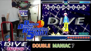 DDRDIVE  BeForU  DOUBLE MANIAC 7 EXPERT  ddr dancedancerevolution ddr 5th [upl. by Nayve]