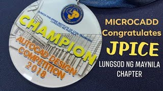 JPICE AutoCAD Design Competition 2018 l Lungsod ng Maynila Chapter [upl. by Corrine]