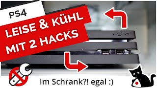 PS4 leiser machen 🎮 2 Hacks für PS4 Pro  Slim Ohne Aufschrauben [upl. by Freud]