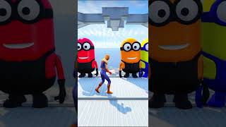 SpiderMan And Minion On Sky MapFails Funny Moments [upl. by Mikihisa]