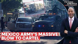 Mexico Army Carries out Operation on Sinaloa Cartel Kills 19 in Ambush  Firstpost America [upl. by Aietal]