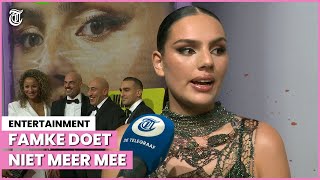 Famke Louise breekt interview af na vraag over Roddelpraat [upl. by Putscher]