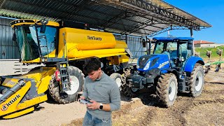 YENİ TRAKTÖRÜMÜZ NEW HOLLAND T7210 TR6ya veda [upl. by Weld]