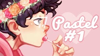 Heart  Pastel series 1  speedpaint 【Paint Tool SAI】 [upl. by Yrelav]