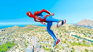 GTA 5 Epic Ragdoll GREEN SPIDERMAN VS RED MINIONVS GREEN HULK Euphoria Physics amp Funny Fails [upl. by Yanat]