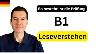 Lesen B1  Tipps  Beispiele  DTZ  Prüfung [upl. by Atinehc]