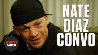 Nate Diaz exclusive interview on return Conor McGregor rivalry  UFC 241  ESPN MMA [upl. by Owens]