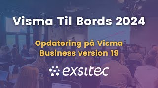 Opdatering på den seneste Visma Business Version 19 [upl. by Onitnatsnoc]