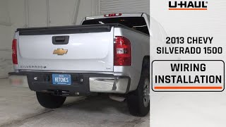 2013 Chevrolet Silverado 1500 Trailer Wiring Installation [upl. by Sekoorb]