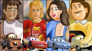 E SE OS PERSONAGENS DE CARROS 1 FOSSEM HUMANOS  IF A CARS 1 CHARACTERS HAVE A BEEN HUMANS [upl. by Stokes757]