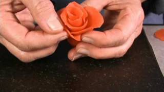 Easy Marzipan Rose [upl. by Midis2]