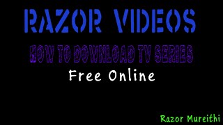 Download Tv Series Online for Free Online [upl. by Talanian787]