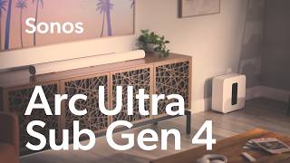 Sonos Arc Ultra and Sonos Sub Gen 4  Crutchfield [upl. by Steve]