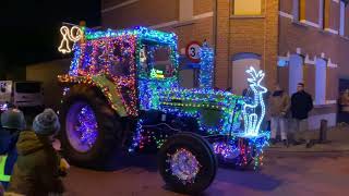 Tractor parade Christmas Lebbeke 2019 [upl. by Iridis]