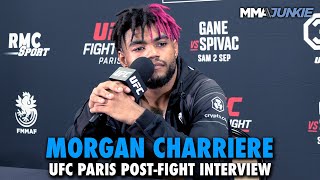 Morgan Charriere ‘I Feel Like a Rockstar’ after Amazing debut  UFC Paris [upl. by Edwards828]