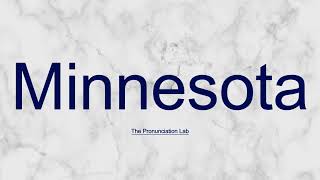 Minnesota Pronunciation How to Say Minnesota  Can You Pronounce Minnesota Correctly [upl. by Attennaj]